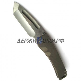 Нож Marauder Tanto Stonewash CPM S35VN Steel Bronze Titanium Medford складной MF/Marauder T Tb-Bronze S35VN
